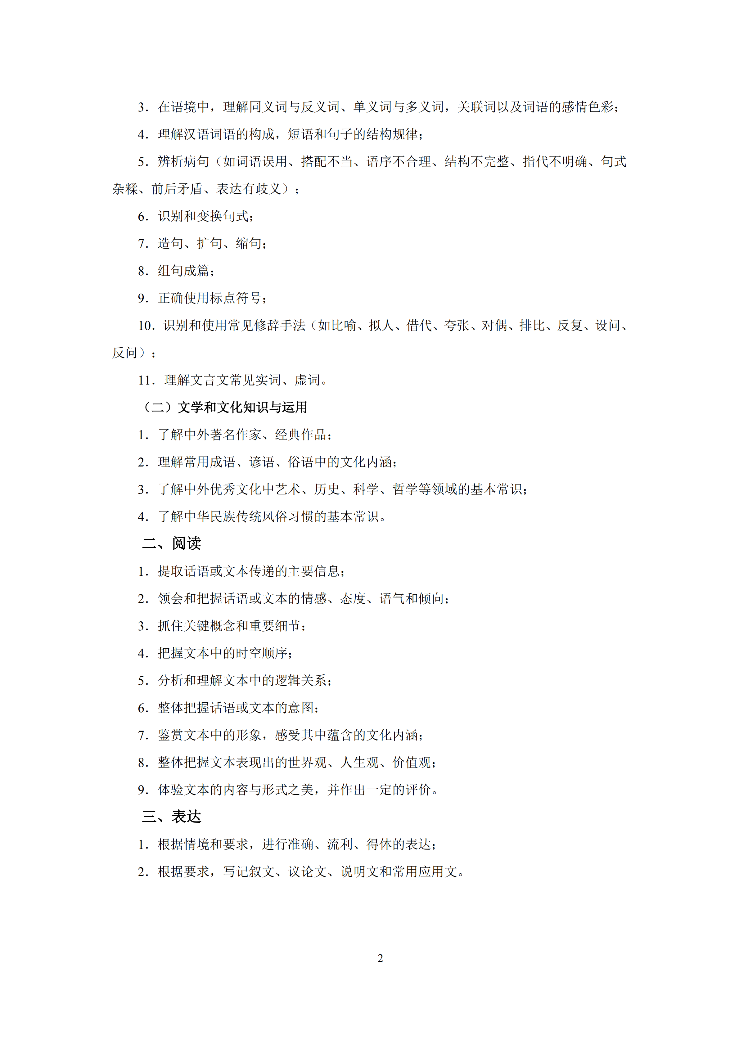 2019年普通高等學(xué)校招生全國(guó)統(tǒng)一考試 漢語(yǔ)大綱_01.png