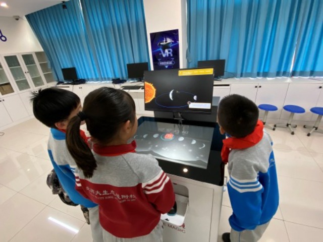 學(xué)校智慧教育特色課程。學(xué)校供圖.jpg